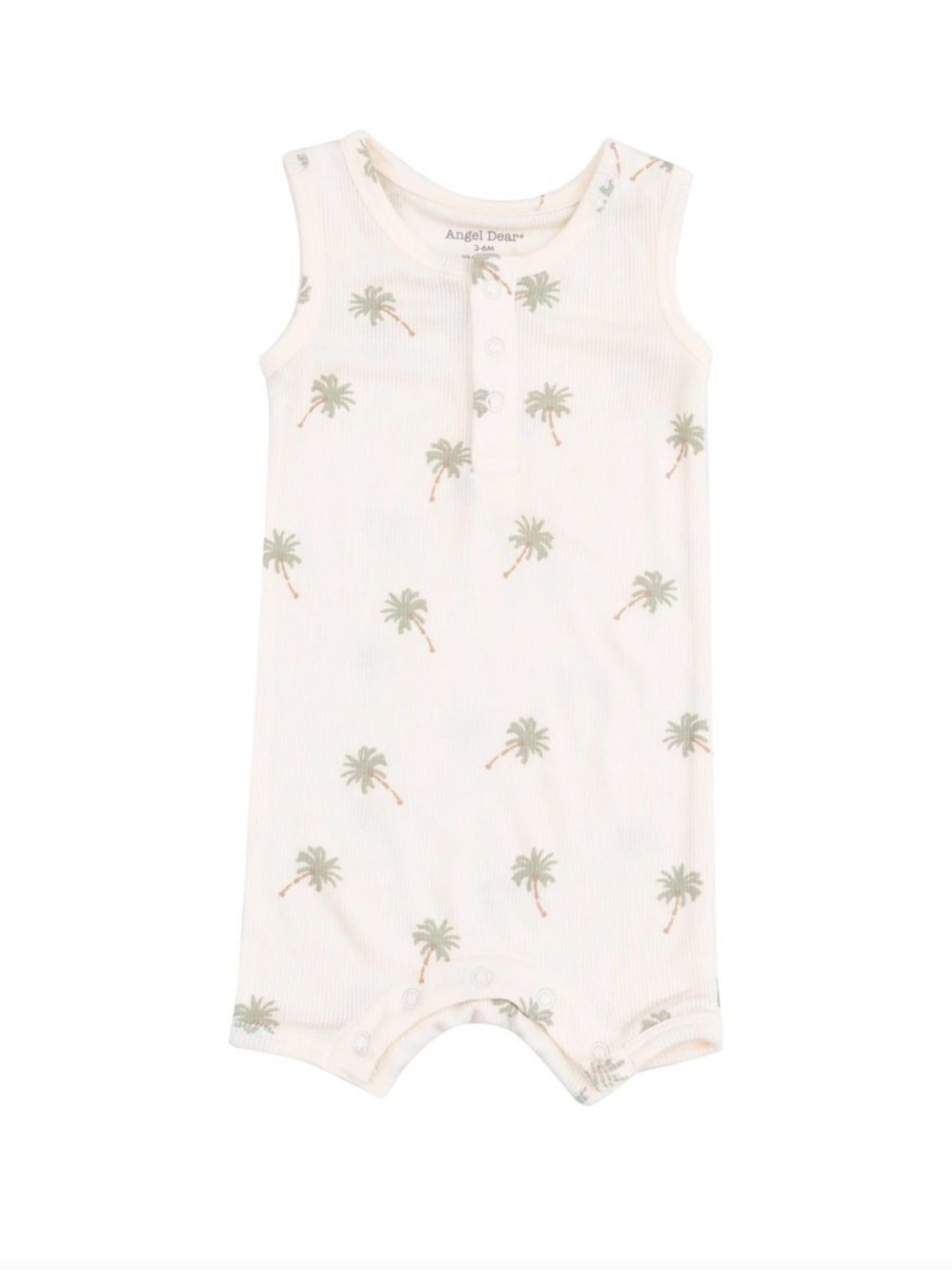 Angel Dear - Palm Trees Sleeveless Shortie Romper